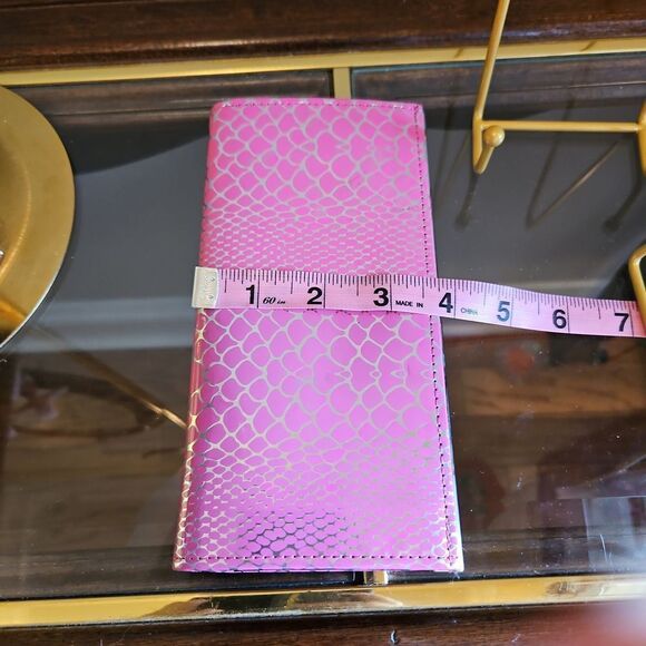 (NO BRAND) vintage pink seashells design w/ 10 card & cold holder - Picture 6 of 7